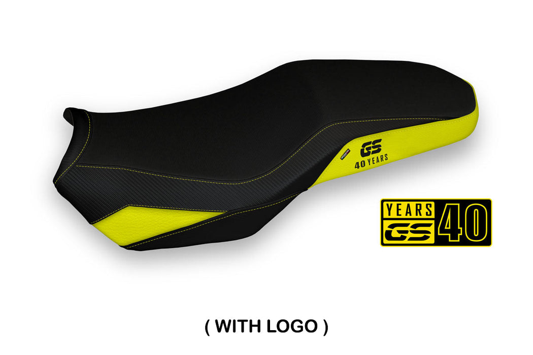 BMW F750GS F800GS F850GS 2018-2024 Seat Cover Tappezzeria Italia in Yellow 40th Anniversary
