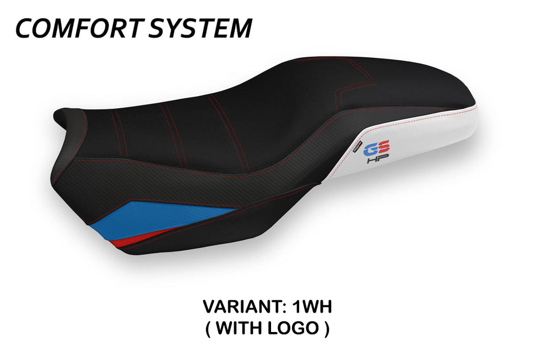 BMW F750GS F850GS 2018-2024 Seat Cover Tappezzeria Italia Comfort in White HP