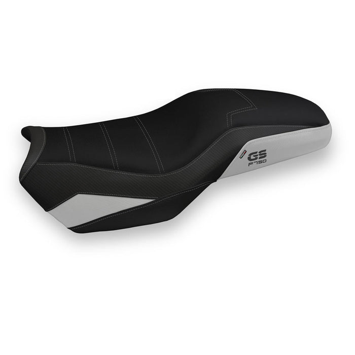 BMW F750GS 2018-2024 Seat Cover Tappezzeria Italia Comfort in Silver and Black
