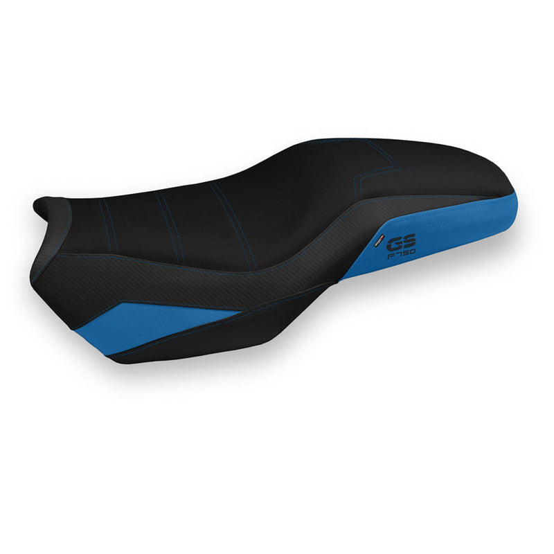 BMW F750GS 2018-2024 Seat Cover Tappezzeria Italia Comfort in Blue and Black