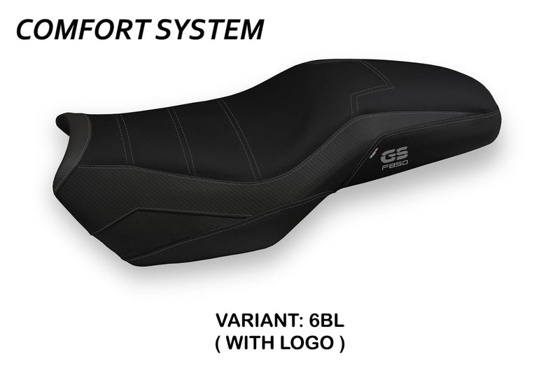 BMW F750GS F800GS F850GS 2018-2024 Seat Cover Tappezzeria Italia Comfort in Black