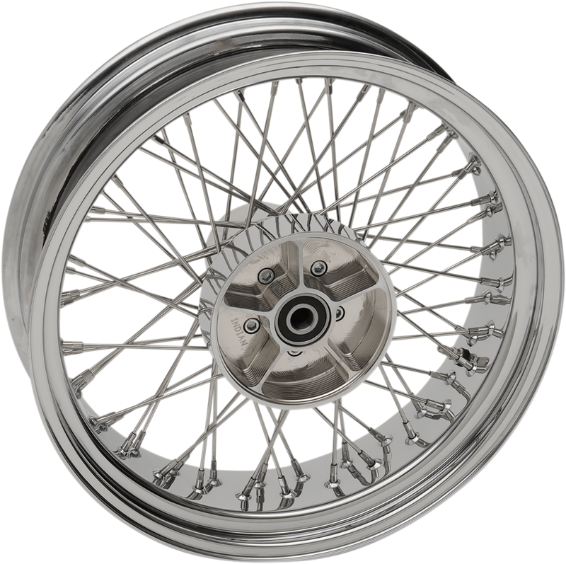 DRAG SPECIALTIES Rear Wheel - 60 Spoke - 18 x 5.5" - 14-19 Indian ACT CROSS LACED STD SPOKE 04856-INDR-K