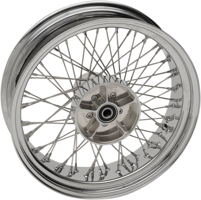DRAG SPECIALTIES Rear Wheel - 60 Spoke - 18 x 5.5" - 14-19 Indian ACT CROSS LACED STD SPOKE 04856-INDR-K