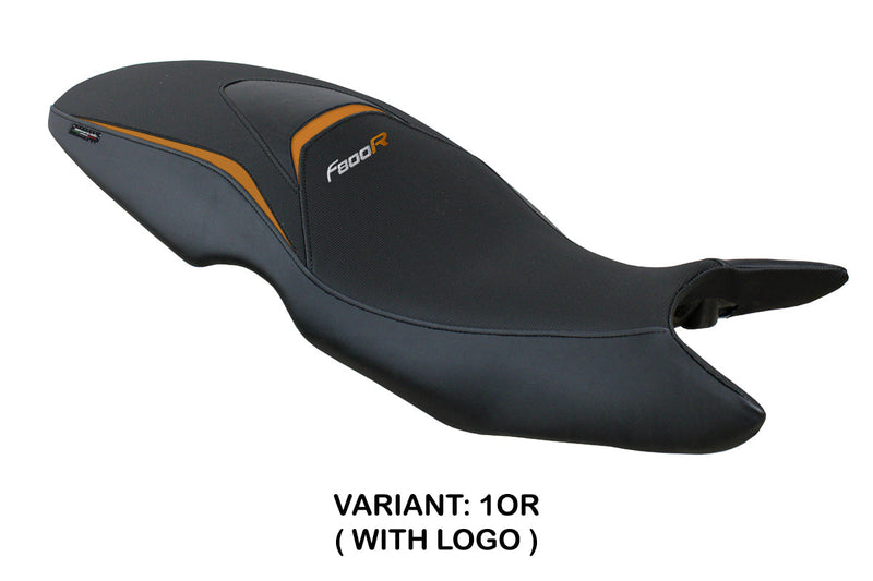 BMW F800R 2009-2020 Seat Cover Tappezzeria Italia in Orange and Black