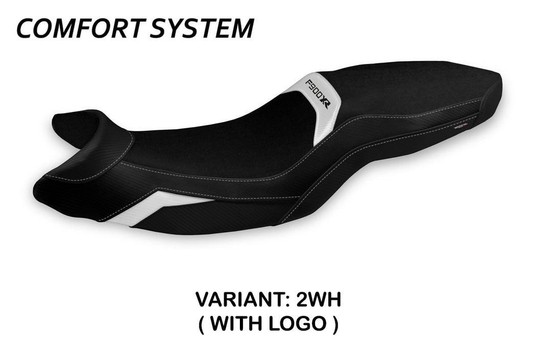 BMW F900XR 2019-2024 Seat Cover Tappezzeria Italia Comfort in White and Black