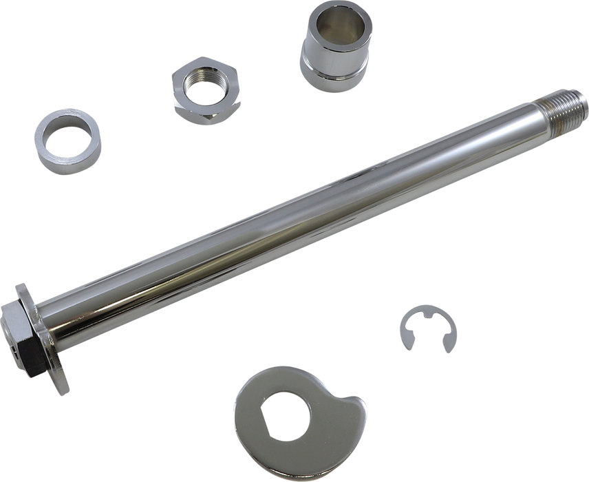 DRAG SPECIALTIES Axle Kit - Rear - Chrome - '02-'07 FLT W16-0349