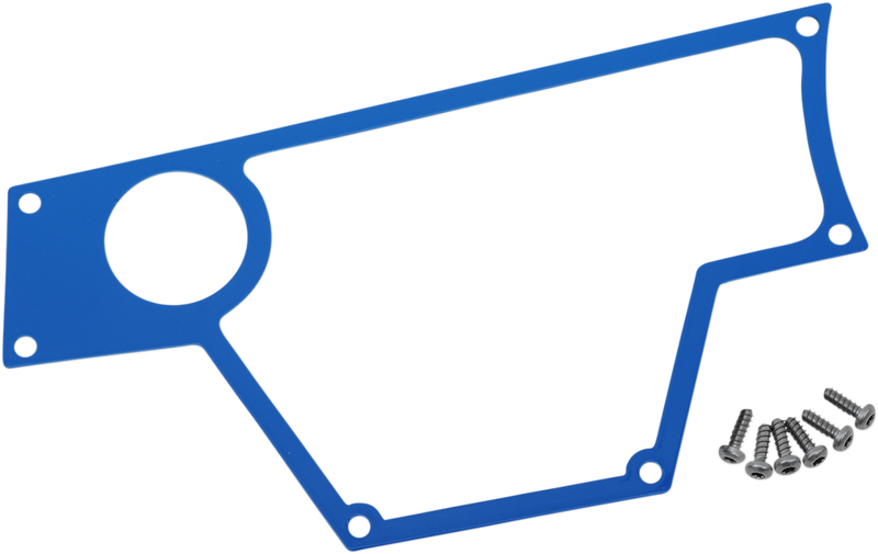 MOOSE UTILITY Dash Plate - Large - Left - Blue - 100-4362-PU