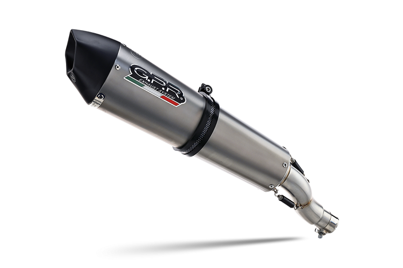 Suzuki Burgman 650 2013-2016 Exhaust, Full System, Removable DB Killer, GPE Titanium by GPR