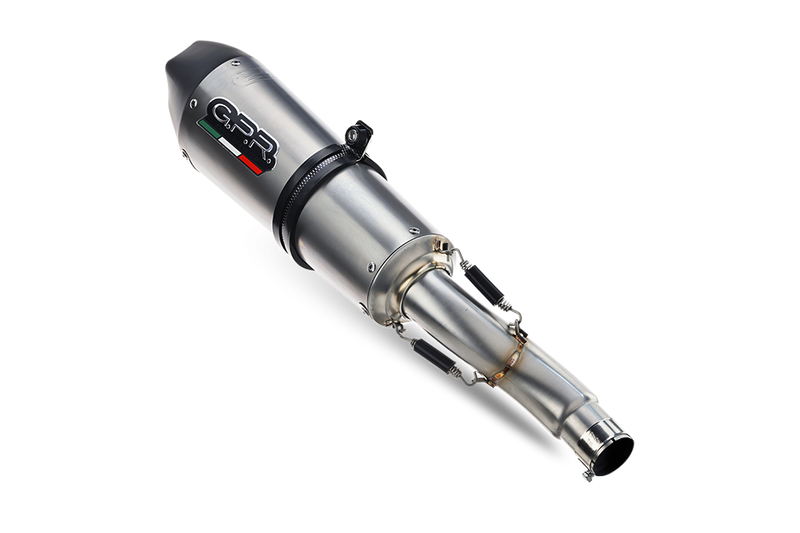Suzuki Burgman 650 2013-2016 Exhaust, Full System, Removable DB Killer, GPE Titanium by GPR