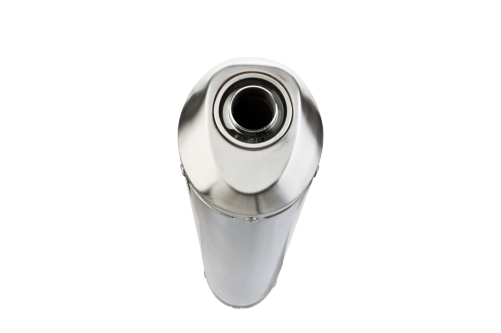 Kawasaki KLR650 KLR650R KLR650C 1988-2024, GPR Satinox Slip-on with Removable DB Killer, Link Pipe