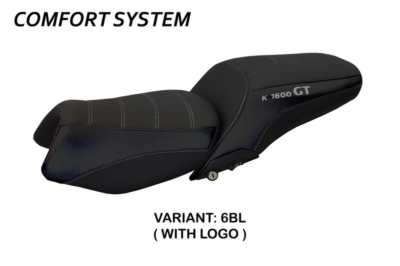 BMW K1600GT 2010-2024 Seat Cover Tappezzeria Italia Comfort in Black