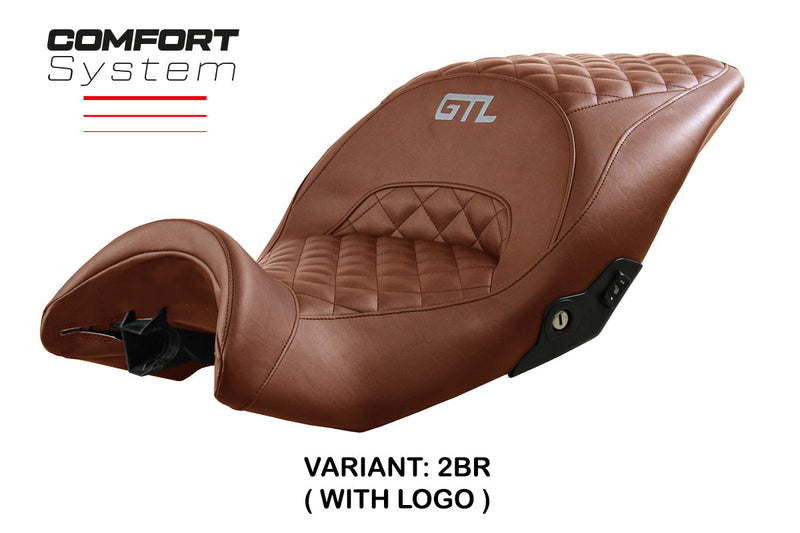 BMW K1600GTL 2010-2024 Seat Cover Tappezzeria Italia Comfort in Brown SE
