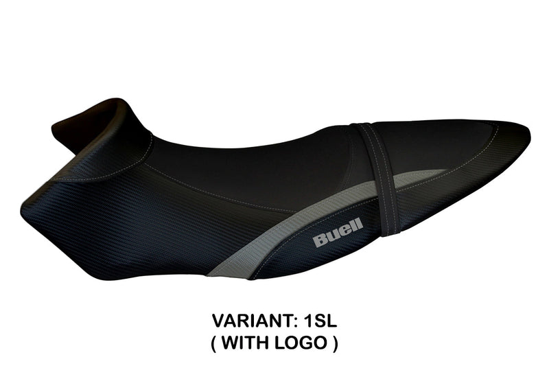Buell XB12S XB12SX 2019-2021 Seat Cover Tappezzeria Italia in Silver and Black