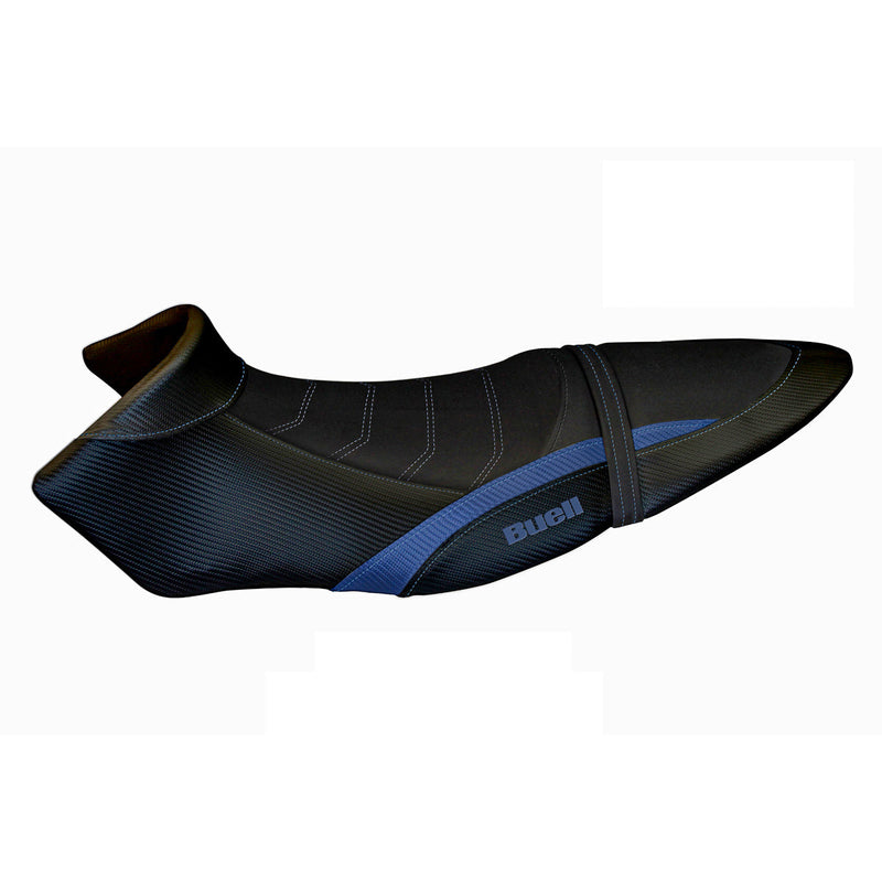 Buell XB12S XB12SX 2019-2021 Seat Cover Tappezzeria Italia Comfort in Blue and Black