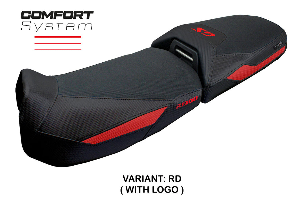 BMW R1300GS Adventure 2024 2025 Seat Cover Tappezzeria Comfort Black Red