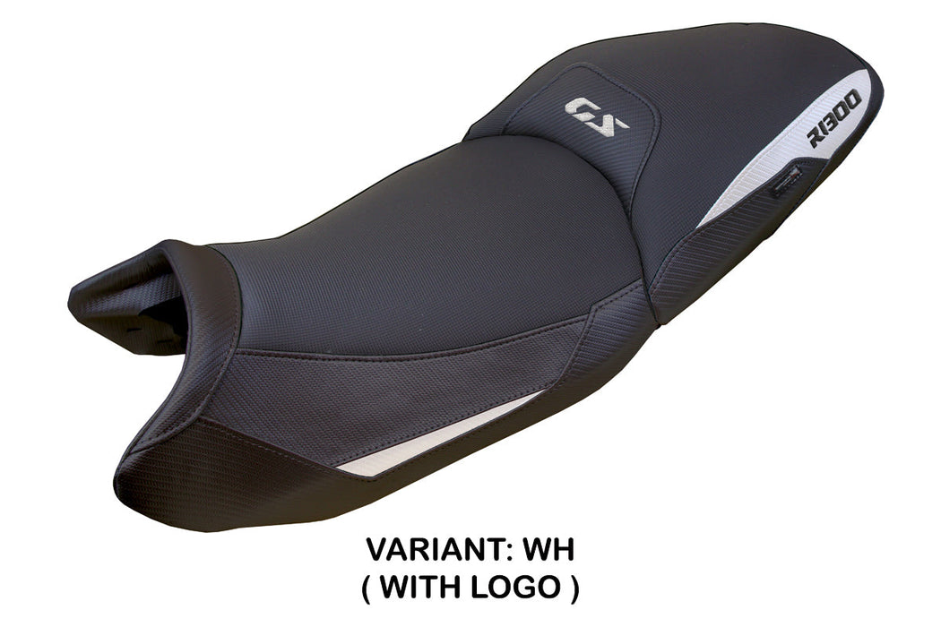 BMW R1300GS 2023 2024 Touring Seat Cover Tappezzeria Italia in White Black