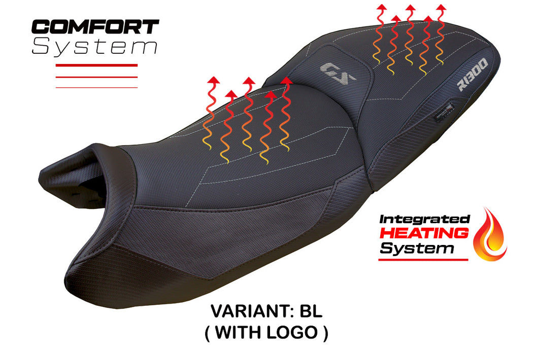 BMW R1300GS 2023-2024 Seat Cover Tappezzeria Italia Comfort Heated in Black