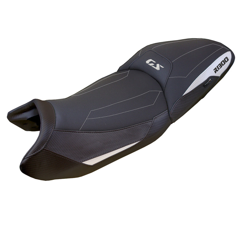BMW R1300GS 2023 2024 Touring Seat Cover Tappezzeria Italia Comfort in White and Black