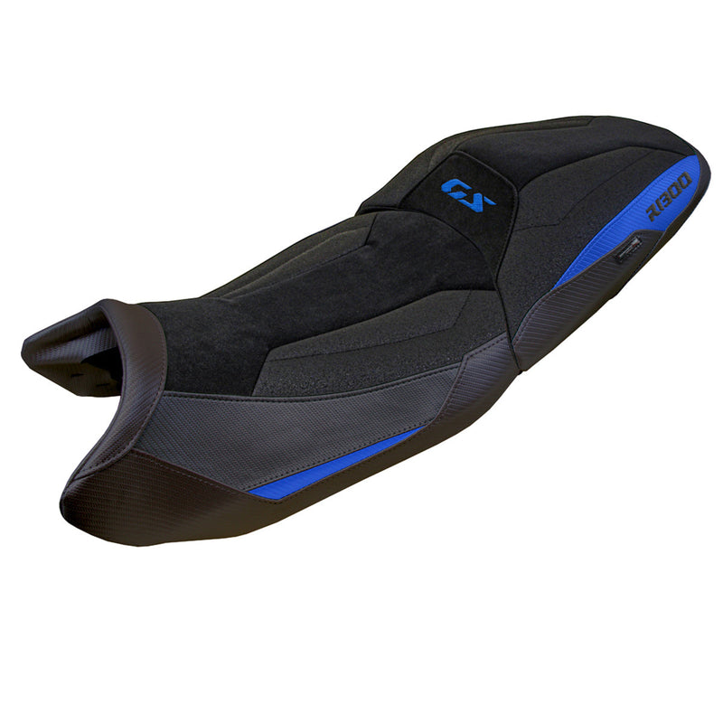 BMW R1300GS 2023 2024 Touring Seat Cover Tappezzeria Italia Ultragrip in Blue and Black
