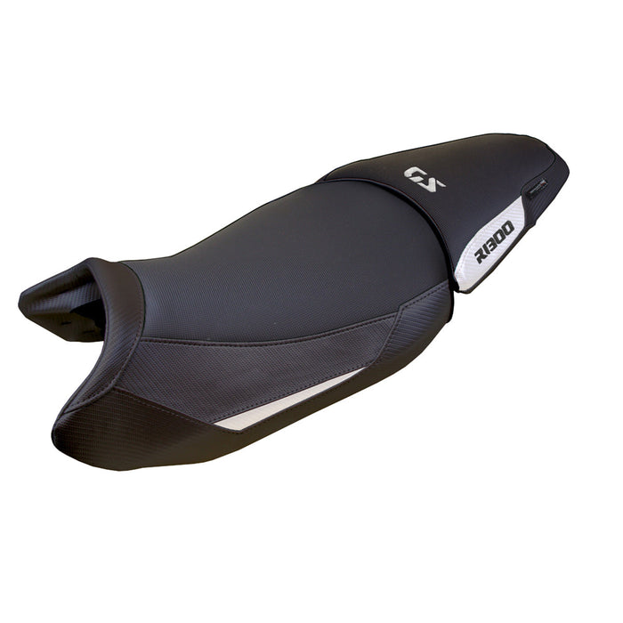 BMW R1300GS 2023 2024 Standard Seat Cover Tappezzeria Italia in White and Black