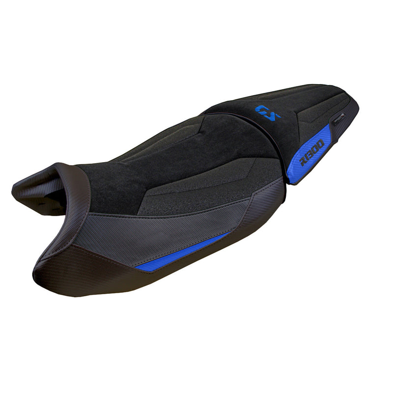 BMW R1300GS 2023 2024 Standard Seat Cover Tappezzeria Italia Ultragrip in Blue and Black