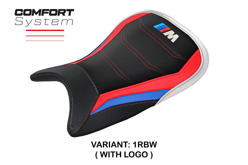 BMW M1000R 2022-2024 Seat Cover Tappezzeria Italia Comfort in Red, Blue, White and Black