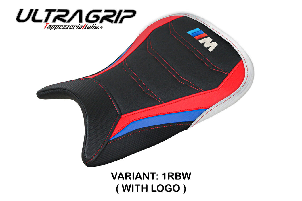 BMW M1000RR 2022-2024 Seat Cover Tappezzeria Italia Ultragrip in Red, Blue, White, and Black