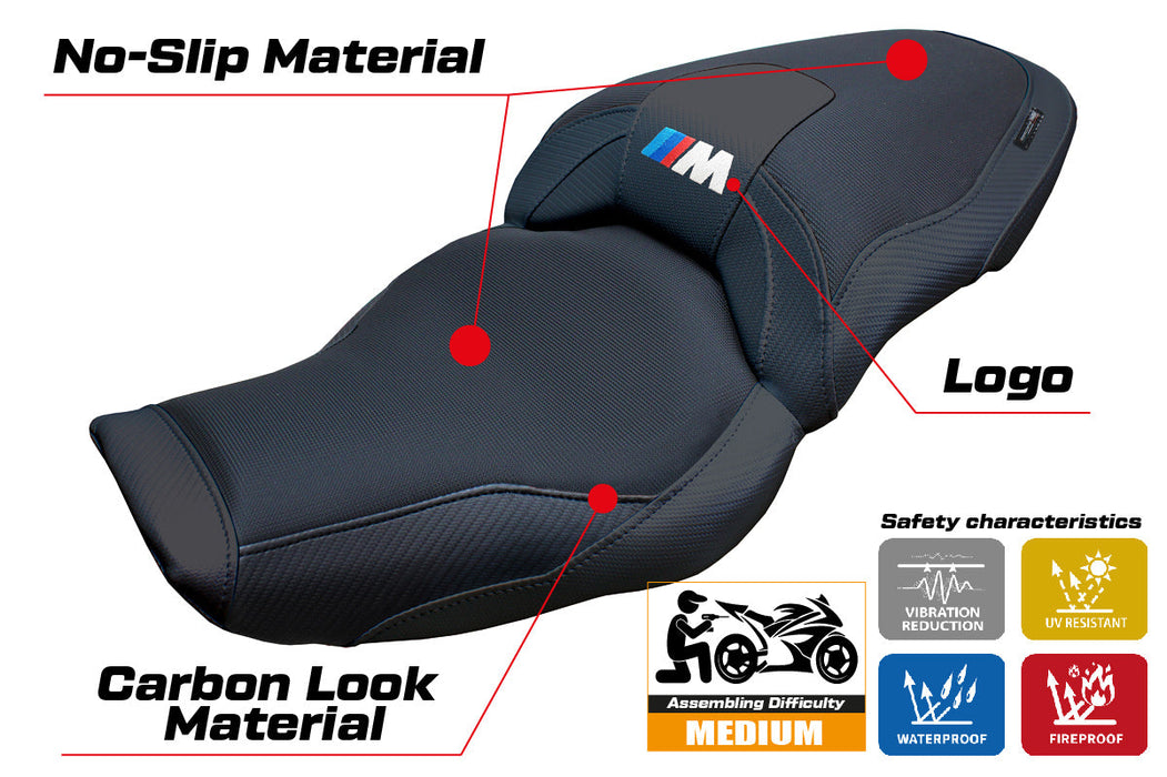 BMW M1000XR 2024 Seat Cover Tappezzeria Italia in Black