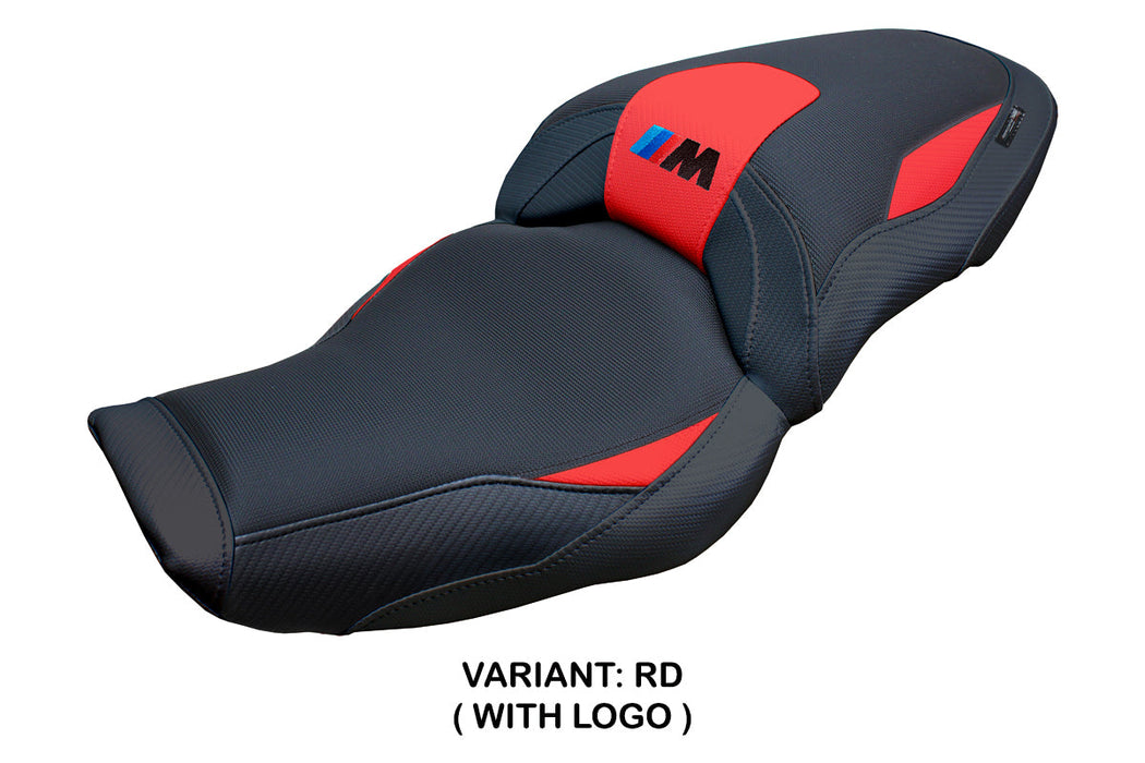 BMW M1000XR 2024 Seat Cover Tappezzeria Italia in Red and Black