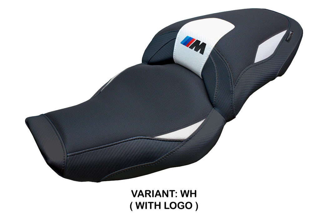 BMW M1000XR 2024 Seat Cover Tappezzeria Italia in White and Black