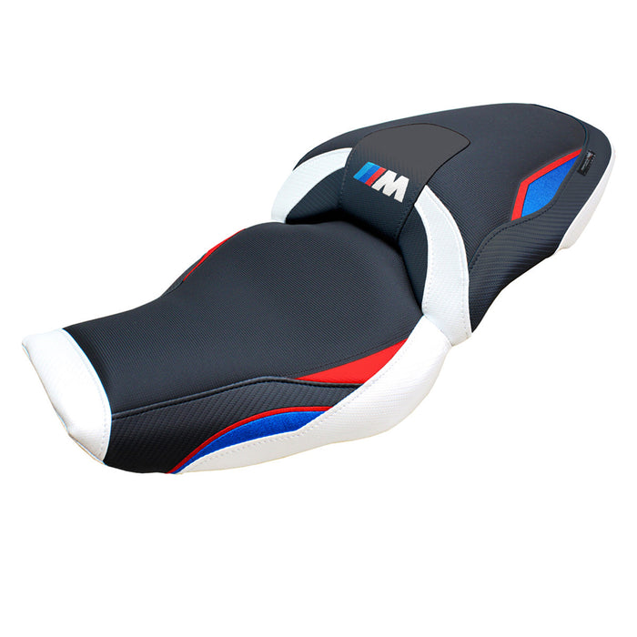 BMW M1000XR 2024 Seat Cover Tappezzeria Italia Comfort in Red Blue White and Black