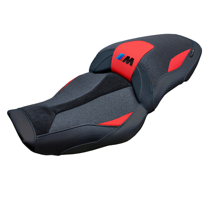 BMW M1000XR 2024 Seat Cover Tappezzeria Italia Ultragrip in Red and Black
