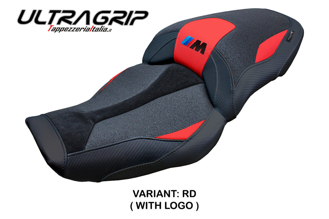 BMW M1000XR 2024 Seat Cover Tappezzeria Italia Ultragrip in Red and Black