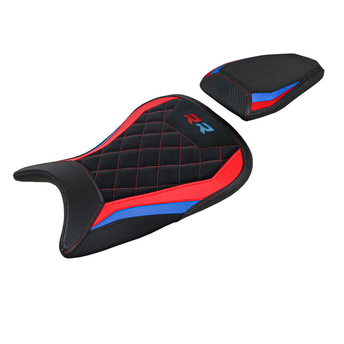 BMW S1000RR 2019-2024 Seat Cover Tappezzeria Italia in HP Diamond Stitching