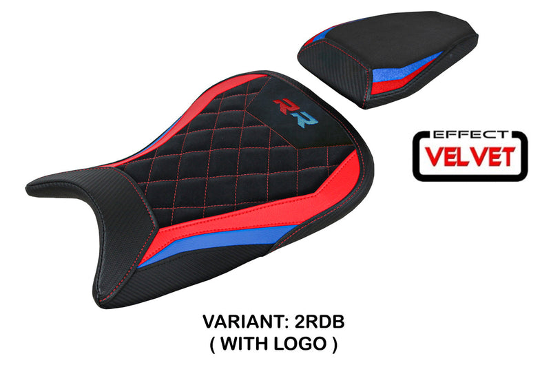 BMW S1000RR 2019-2024 Seat Cover Tappezzeria Italia in HP Diamond Stitching