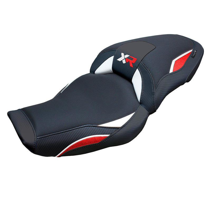 BMW S1000XR 2024 Seat Cover Tappezzeria Italia in White Red and Black