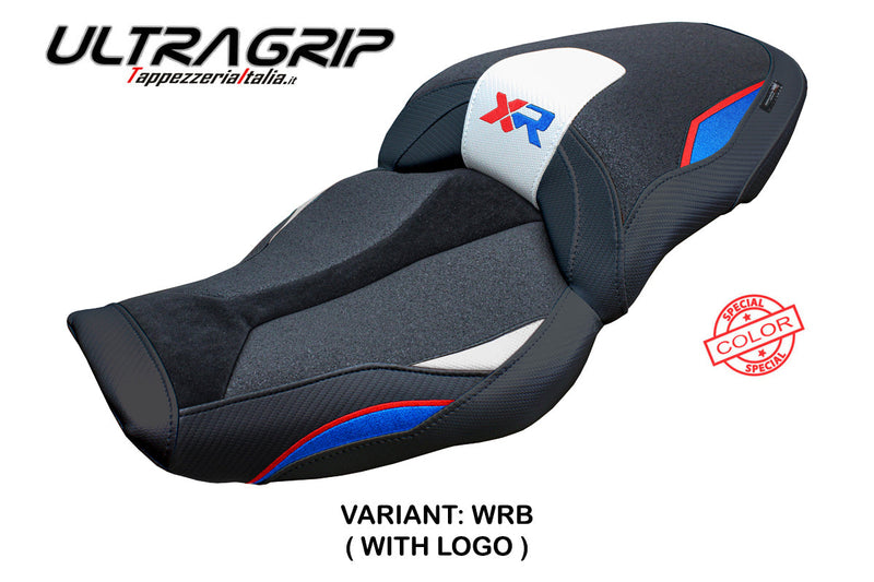 BMW S1000XR 2024 Seat Cover Tappezzeria Italia Ultragrip in White Red Blue and Black
