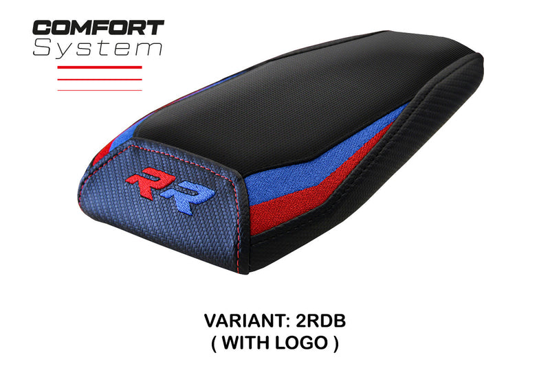 BMW M1000RR 2022-2024 Rear Seat Cover Tappezzeria Italia Comfort in Red, Blue and Black