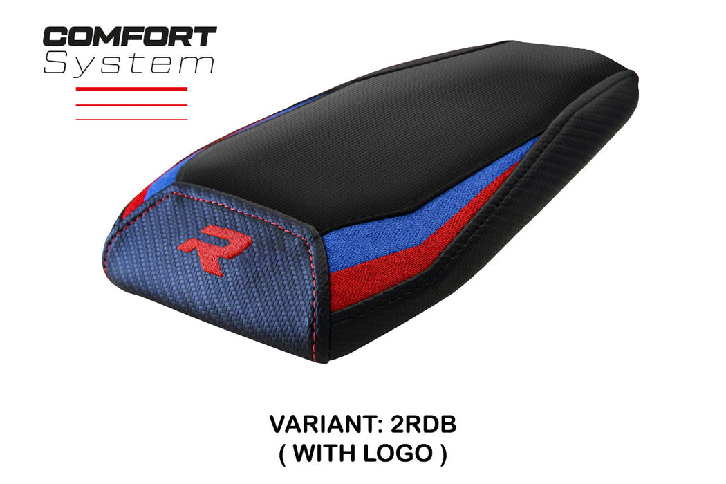 BMW M1000R 2022-2024 Rear Seat Cover Tappezzeria Italia Comfort in Red, Blue and Black