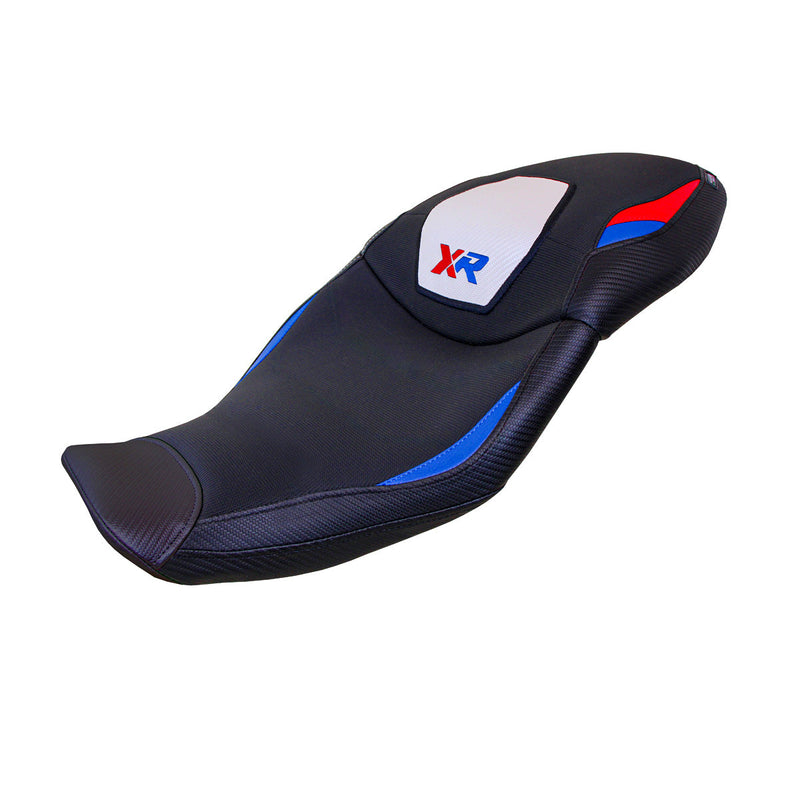 BMW S1000XR 2020-2023 Seat Cover Tappezzeria Italia in White, Red and Blue