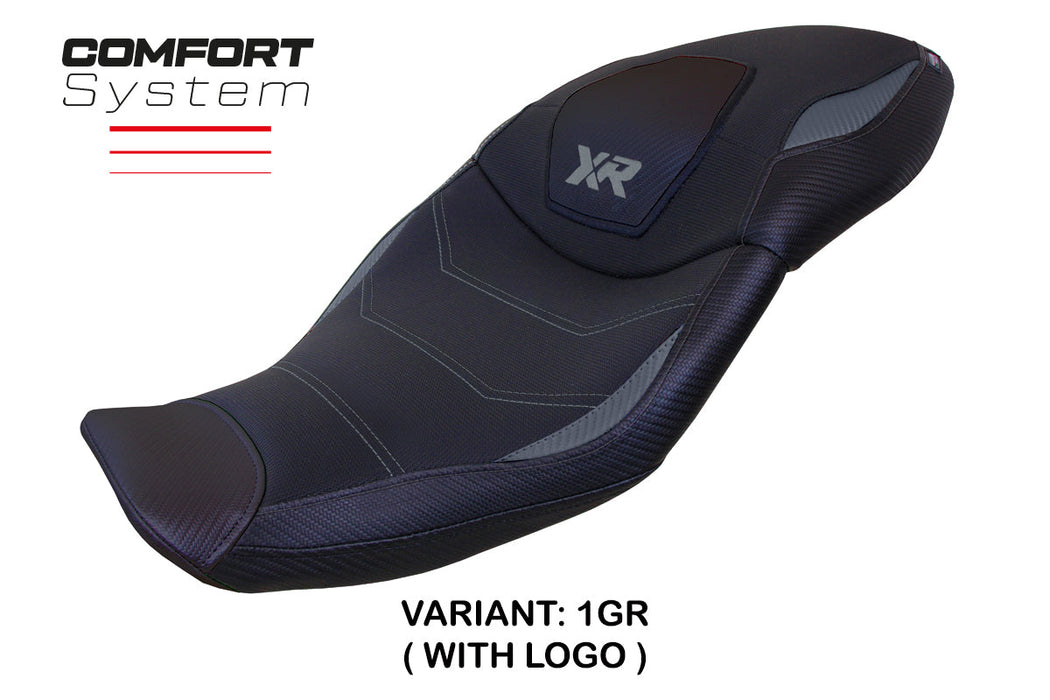 BMW S1000XR 2020-2023 Seat Cover Tappezzeria Italia Comfort in Grey and Black