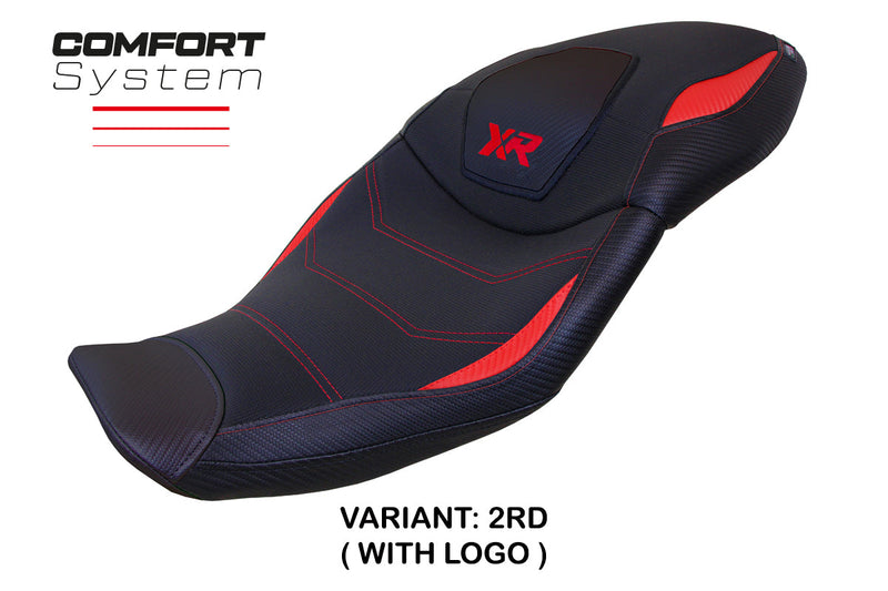 BMW S1000XR 2020-2023 Seat Cover Tappezzeria Italia Comfort in Red and Black