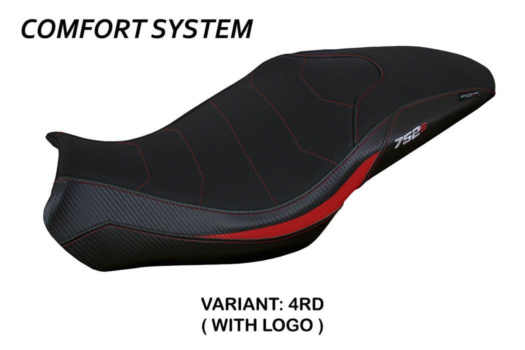Benelli 752S 2019-2024 Seat Cover Tappezzeria Italia Comfort in Red and Black