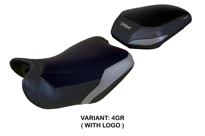 Benelli TRK 702 2023 2024 Seat Cover Tappezzeria Italia in Grey and Black