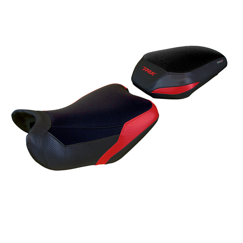 Benelli TRK 702 2023 2024 Seat Cover Tappezzeria Italia in Redand Black