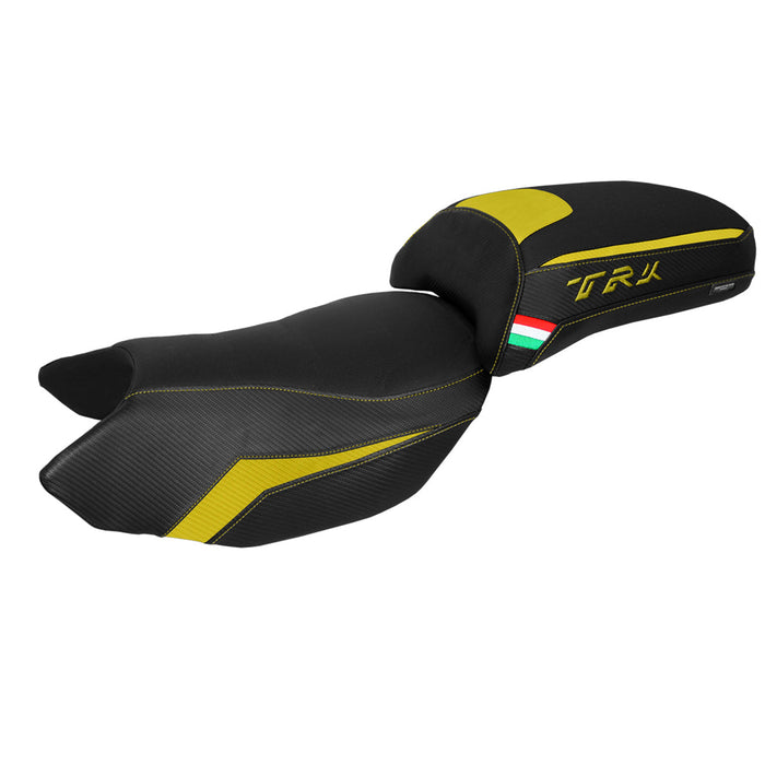 Benelli TRK 502 2017-2024 Seat Cover Tappezzeria Italia in Yellow Black