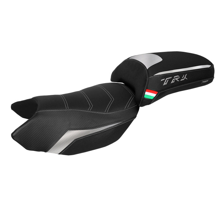 Benelli TRK 502 2017-2024 Seat Cover Tappezzeria Italia Comfort in Silver