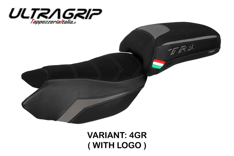 Benelli TRK 502 2017-2024 Seat Cover Tappezzeria Italia Ultragrip in Grey