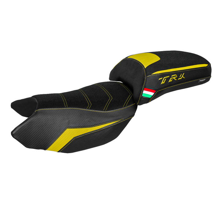 Benelli TRK 502 2017-2024 Seat Cover Tappezzeria Italia Ultragrip in Yellow
