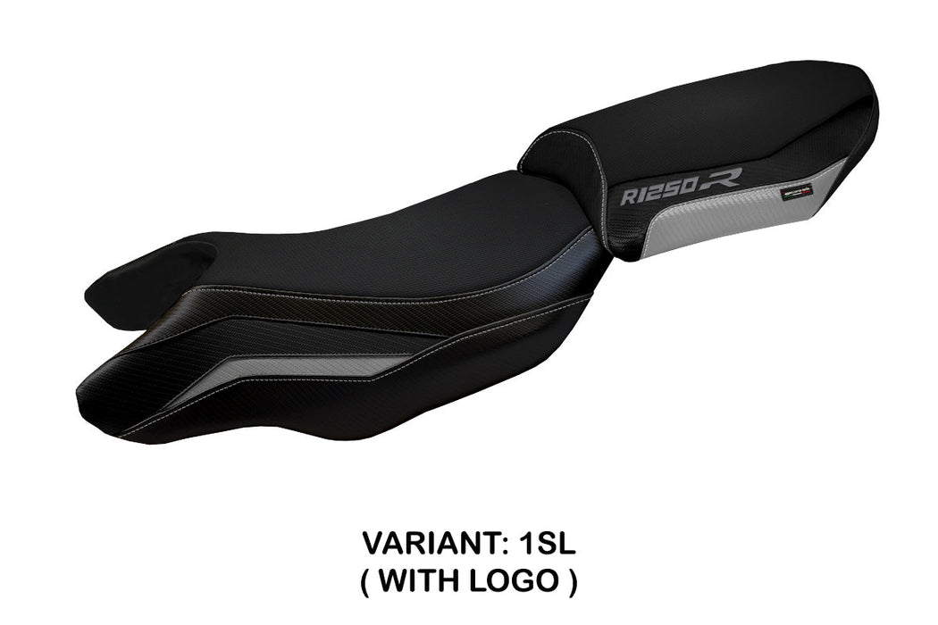 BMW R1250R 2019-2024 Seat Cover Tappezzeria Italia in Silver and Black